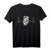Hessisches Apfelwein T-Shirt mit Bembel Herzschlag - Traditionelles Geschenk für Hessen-Fans, Frankfurt, Wiesbaden & Kassel