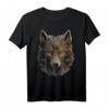 Wolf Mandala Kunstwerk Tier Druck Tierliebhaber Wolf T-Shirt – Perfektes Geschenk für Tier- und Wolfsliebhaber, Freunde & Familie