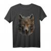 Wolf Mandala Kunstwerk Tier Druck Tierliebhaber Wolf T-Shirt – Perfektes Geschenk für Tier- und Wolfsliebhaber, Freunde & Familie
