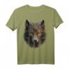 Wolf Mandala Kunstwerk Tier Druck Tierliebhaber Wolf T-Shirt – Perfektes Geschenk für Tier- und Wolfsliebhaber, Freunde & Familie