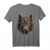 Wolf Mandala Kunstwerk Tier Druck Tierliebhaber Wolf T-Shirt – Perfektes Geschenk für Tier- und Wolfsliebhaber, Freunde & Familie