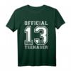 Offiziell Teenager 13 Geburtstag geboren 2010 T-Shirt – Perfektes Geschenk für Jungen, Mädchen & Überraschung für Freunde & Familie