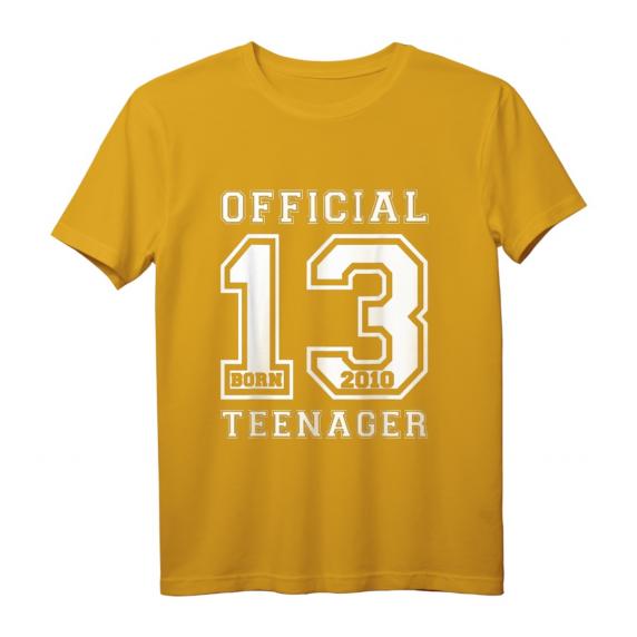 Offiziell Teenager 13 Geburtstag geboren 2010 T-Shirt – Perfektes Geschenk für Jungen, Mädchen & Überraschung für Freunde & Familie Offiziell Teenager 13 Geburtstag geboren 2010 T-Shirt – Perfektes Geschenk für Jungen, Mädchen & Überraschung für Freunde & Familie