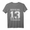 Offiziell Teenager 13 Geburtstag geboren 2010 T-Shirt – Perfektes Geschenk für Jungen, Mädchen & Überraschung für Freunde & Familie