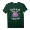 Echte Hexen haben zwei Zauberstäbe - Lustiges Strick T-Shirt für passionierte Handarbeiterinnen und Wollverrückte