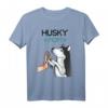Husky Mama Hunde Frauchen Damen T-Shirt - Süßes Motiv für Hundeliebhaberinnen, perfekte Geschenkidee für Muttertag, Geburtstag & Weihnachten