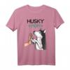 Husky Mama Hunde Frauchen Damen T-Shirt - Süßes Motiv für Hundeliebhaberinnen, perfekte Geschenkidee für Muttertag, Geburtstag & Weihnachten