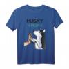 Husky Mama Hunde Frauchen Damen T-Shirt - Süßes Motiv für Hundeliebhaberinnen, perfekte Geschenkidee für Muttertag, Geburtstag & Weihnachten