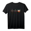 Schlagzeug Herzschlag Retro Schlagzeuger Drummer T-Shirt – Perfektes Geschenk für Musiker, Drummer und Musikfans jeden Alters