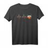Schlagzeug Herzschlag Retro Schlagzeuger Drummer T-Shirt – Perfektes Geschenk für Musiker, Drummer und Musikfans jeden Alters