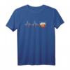 Schlagzeug Herzschlag Retro Schlagzeuger Drummer T-Shirt – Perfektes Geschenk für Musiker, Drummer und Musikfans jeden Alters
