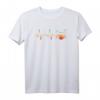 Schlagzeug Herzschlag Retro Schlagzeuger Drummer T-Shirt – Perfektes Geschenk für Musiker, Drummer und Musikfans jeden Alters