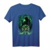 HapKitten Disney Beauty and the Beast T-Shirt - Belle und Beast Silhouette in Grün, Offiziell Lizenzierte Disney Kleidung