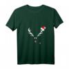 Damen Rentier Rudolph Weihnachts-T-Shirt mit roter Nase - Originelle Geschenkidee für Weihnachten, Familienfeiern & Festtage