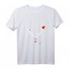 Damen Rentier Rudolph Weihnachts-T-Shirt mit roter Nase - Originelle Geschenkidee für Weihnachten, Familienfeiern & Festtage