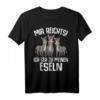 Mir reichts ich geh zu meinen Eseln Bauernhof Landwirt T-Shirt – Perfektes Geschenk für Esel Liebhaber und Landwirte zu Weihnachten & Geburtstag