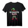 Schnaps Elfe Weihnachtsoutfit Partnerlook – Festliches Weihnachts-T-Shirt für Familie und Paare, ideal für Weihnachten und Winterferien