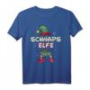 Schnaps Elfe Weihnachtsoutfit Partnerlook – Festliches Weihnachts-T-Shirt für Familie und Paare, ideal für Weihnachten und Winterferien