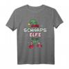 Schnaps Elfe Weihnachtsoutfit Partnerlook – Festliches Weihnachts-T-Shirt für Familie und Paare, ideal für Weihnachten und Winterferien