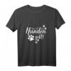 Die mit den Hunden geht Spruch Hund Gassi Pfote - Lustiges T-Shirt als Geschenk für Hundebesitzer & Gassi-Geher, perfekt zum Geburtstag