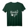 Die mit den Hunden geht Spruch Hund Gassi Pfote - Lustiges T-Shirt als Geschenk für Hundebesitzer & Gassi-Geher, perfekt zum Geburtstag