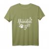 Die mit den Hunden geht Spruch Hund Gassi Pfote - Lustiges T-Shirt als Geschenk für Hundebesitzer & Gassi-Geher, perfekt zum Geburtstag
