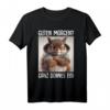 Guten Morgen Ganz dünnes Eis Kaffee Spruch T-Shirt - Witziges, ironisches Katzen Statement für Morgenmuffel, Schichtarbeiter & Humorvolle Geschenke