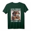 Guten Morgen Ganz dünnes Eis Kaffee Spruch T-Shirt - Witziges, ironisches Katzen Statement für Morgenmuffel, Schichtarbeiter & Humorvolle Geschenke