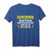 Elektriker T-Shirt - Wichtigster Mann am Bau Spruch für Elektroniker, Elektriker & Handwerker auf Baustellen & Betriebsfeiern