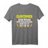 Elektriker T-Shirt - Wichtigster Mann am Bau Spruch für Elektroniker, Elektriker & Handwerker auf Baustellen & Betriebsfeiern