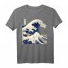 The Great Wave Kanagawa Japan T-Shirt – Kulturelles Kunst-Shirt für Männer, Frauen & Kinder als Geschenk für Manga, Anime & Kawaii Fans