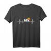 Camping Herzschlag Wohnwagen T-Shirt - Geschenkidee für Camper, Wohnwagenfans und Naturliebhaber für den nächsten Campingurlaub