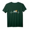 Camping Herzschlag Wohnwagen T-Shirt - Geschenkidee für Camper, Wohnwagenfans und Naturliebhaber für den nächsten Campingurlaub