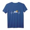 Camping Herzschlag Wohnwagen T-Shirt - Geschenkidee für Camper, Wohnwagenfans und Naturliebhaber für den nächsten Campingurlaub