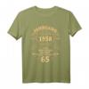 65. Geburtstag Geschenk für Mann - Mythos und Legende Jahrgang 1958 T-Shirt | Vintage Geburtstagsshirt für Männer