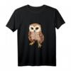 Eule Kauz Kinder T-Shirt mit süßer Eulenzeichnung – Perfekt für Eulenfans, Natur- und Tierliebhaber, ideal als Geschenk für Kinder