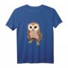 Eule Kauz Kinder T-Shirt mit süßer Eulenzeichnung – Perfekt für Eulenfans, Natur- und Tierliebhaber, ideal als Geschenk für Kinder