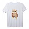 Eule Kauz Kinder T-Shirt mit süßer Eulenzeichnung – Perfekt für Eulenfans, Natur- und Tierliebhaber, ideal als Geschenk für Kinder