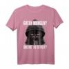 Lustiges Katzen Spruch T-Shirt - Guten Morgen Suchst du Streit - Witziges Outfit für Morgenmuffel, Langschläfer & Schichtarbeiter