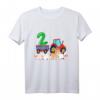 Kinder 2. Geburtstag Geschenk: Traktor & Bauernhoftiere T-Shirt für Jungen & Mädchen – Perfekt für den Bauernhof Geburtstag