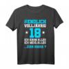 Lustiges 18. Geburtstag T-Shirt für Mädchen und Jungen – Endlich volljährig, witzige Sprüche und Party-Deko zum 18. Geburtstag