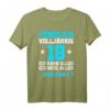 Lustiges 18. Geburtstag T-Shirt für Mädchen und Jungen – Endlich volljährig, witzige Sprüche und Party-Deko zum 18. Geburtstag