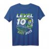 Level 10 Jahre Geburtstagsshirt für Jungen Gamer - Geschenk zum 10. Geburtstag, Gaming Headset Motiv, perfekt für LAN-Party & Kindergeburtstag