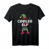 Cooles Elfe Weihnachtsoutfit Partnerlook – Festliche Weihnachtskleidung mit Elfenhut, Socken & Schneeflocken für die Familie