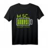 M.Sc. completed Master Abschluss Spruch Geschenk 2024 - Perfektes T-Shirt für Absolventen & Abschlussfeier