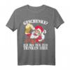 Ich Bin Nur Zum Trinken Hier Weihnachts T-Shirt für Männer und Frauen – Lustiges Geschenkidee für Weihnachten