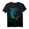 Tribal Hawaii Hai Liebhaber T-Shirt – Strand- und Urlaubsdesign, ideales Geschenk für Meeres- und Hai-Fans