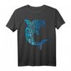 Tribal Hawaii Hai Liebhaber T-Shirt – Strand- und Urlaubsdesign, ideales Geschenk für Meeres- und Hai-Fans