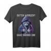 Guten Morgen? Ganz Dünnes Eis! Lustiges Katzen Kaffee T-Shirt – Sarkastisches Geschenk für Morgenmuffel, Katzen- und Kaffee-Liebhaber
