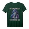 Guten Morgen? Ganz Dünnes Eis! Lustiges Katzen Kaffee T-Shirt – Sarkastisches Geschenk für Morgenmuffel, Katzen- und Kaffee-Liebhaber